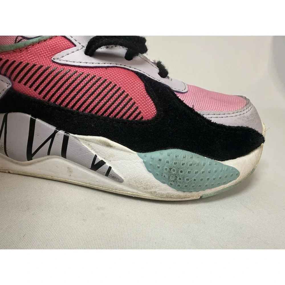 Puma Unisex Kids RS-X Nail Glam Sneaker Shoes Multicolor Lace Up 12C